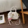 Bolsa Transversal Estampada Novo Estilo Verão 2026 para Trabalho e Deslocamento, Alto Valor, Estilosa, Pequena Bolsa de Mão Quadrada Exquisite para Mulheres