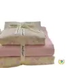 Categoría a Maternidad e Infancia Grado Doble Capa Gasa Juego de Cuatro Piezas Estilo Coreano Floral Fresco Algodón Puro Funda Nórdica Juego de Cama de Tres Piezas 1