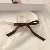Laço Anel de Cabelo Pérola Corda de Cabelo Amor Corda de Cabelo Coreano Popular na Internet ins Elástico de Cabelo Simples Elegante Mulheres