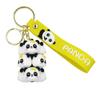 Chaveiro de animal de desenho animado criativo selva panda carro feminino fofo pingente de bolsa de casal pequeno presente atacado