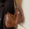 Bolso Tote de Gran Capacidad Estilo Retro para Viajes Diarios Mujer 2025 Nuevo Bolso Casual Retro de Hombro Bajo Mochila de Moda