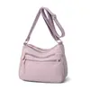 Nuevo bolso de hombro cruzado para mujer con múltiples bolsillos, bolso cruzado, bolso con cremallera multicapa, bolsa cuadrada pequeña casual de gran capacidad