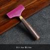 Escova de limpador de bandeja de chá de sândalo Silicone kung fu jogo de chá acessórios para cerimônia de chá mesa de chá escova de chá limpador de mesa de café limpador de mesa de café