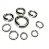Venta al por mayor del fabricante Anillos Abiertos de Acero Inoxidable, Anillos Cerrados, Conectores para Llaveros 304, Anillos Redondos, Accesorios para Joyería DIY