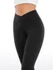 Pantalones de Yoga de Cintura Alta Ajustados con un Ligero Acampanado para Mujer, con un Diseño Favorecedor que Levanta los Glúteos y un Estilo Casual Fluido