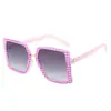 Gafas de Sol Estilo Nuevo para Mujer, Moderno Marco Grande Patrón de Espiga, Versátiles de Moda con Personalidad para Mujer, Uv400