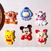 Parches de dibujos animados de Winnie the Pooh y Piglet para Crocs, botellas de agua, pegamento en crema, fundas de teléfono, colgantes y accesorios de resina