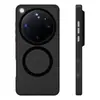 O Novo Modelo é Adequado para Capa de Celular Oppofindx9Ultra, Capa Protetora de Camada Dupla Fosca IMD, Capa Simples com Sucção Magnética e Sensação de Pele