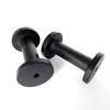 Venta al por mayor de fábrica bobina de madera maciza madera negra bobina retro nostálgica hecha a mano para bobinado manual accesorios de costura