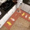 Tapete Desechable de Cocina Sin Lavado Resistente a la Suciedad Tapete para Pies de Cocina Barro de Diatomeas Absorbente de Agua Antideslizante No Atora la Puerta Resistente al Aceite