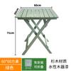 Ft Mesa de Comedor Plegable y Silla de Madera Maciza para Exterior Balcón Puesto Portátil Hogar Sala de Estar Apartamento Pequeño Mesa de Comedor Redonda