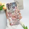 Capa Criativa para Celular Samsung S25Ultra A90 Joia Borboleta S26Plus Capa Protetora Adequada S24 Concha Macia TPU