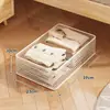 Zapatero bajo la cama para dormitorios, habitación de estudiante, caja organizadora de zapatos debajo del escritorio, recibidor del hogar, zapatero móvil y sencillo