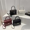 Diseño de Nicho Moda 2026 Otoño Nuevo Estilo Textura Elegante Versátil Retro Bolso de Mano Hombro Cruzado Bolsa Cuadrada Pequeña