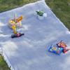 Esteira de Piquenique para Exterior Fio de Algodão Tecido Passeio de Primavera Toalha de Mesa para Camping Tenda Impermeável Impermeável Tapete de Chão Cobertor de Acampamento para Viagem de RV