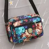 Bolsa Feminina Popular Mais Vendida, Bolsa de Tecido Floral, Bolsa Transversal de Grande Capacidade, Bolsa com Zíper Multicamadas à Prova d'Água para Mães de Meia-Idade e Idosas, Bolsa de Feira de Rua
