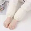 Exquisitas Fundas de Manga con Perlas para Mujer, Protectores de Brazo Largos de Invierno para el Trabajo y la Oficina, Fundas de Manga Estilo Coreano para Moda Estudiantil, Fundas de Manga Creativas y Sencillas