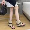Sandalias de Tira Abiertas con Aumento Oculto de Altura para Mujer, Botas Romanas con Hebilla, Nuevo Estilo Verano 2026, Bota-Sandalia Convertible