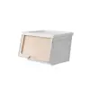 Caja de Almacenamiento para Juguetes con Apertura Frontal, Organizador Infantil con Tapa Abatible, Caja de Almacenamiento para Libros y Snacks, Armario de Almacenamiento