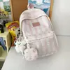 Nova Mochila de Grande Capacidade, Aparência Sofisticada, Nicho, Leve e Simples para Viagens Casuais, Mochila Escolar para Meninas Estudantes
