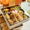 Caja de embalaje para sushi de alta calidad, caja de papel cuadrada de 24 cm, estilo japonés, para sashimi, salmón, desechable, para llevar, comercial