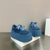 Moda Trendy 2026 Principios de Primavera Nuevos Mocasines Casuales de Estilo Coreano para Mujer con Punta Redonda, Cordones, Plataforma y Suela Gruesa