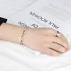 Pulsera de Banda de Möbius para Mujer, Joyería Simple y Única de Acero de Titanio, Accesorio de Moda con Diseño Minimalista