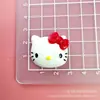 Luminoso Lazo Grande K Gato Accesorios de Resina Pegamento de Crema DIY Hecho en Casa Funda para Teléfono Móvil Pasador Caja para Auriculares Pegatina para Refrigerador
