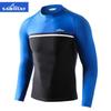 Fato de Surf para Casal Sabolay Manga Longa Justo Secagem Rápida Biquíni Dividido Proteção Solar Roupa de Banho Tipo Dividido Espessado