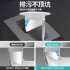Prevenção de Odor de Vaso Sanitário e Dispositivo Anti-Odor para Banheiros de Agachamento, Tampa de Vaso de Agachamento para Banheiro Doméstico para Prevenir o Retorno de Odores
