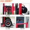 Gato de elevación de coches Tiger totalmente eléctrico Camión hidráulico de carga y descarga Apilador de logística de carga pequeña portátil Montacargas manual de empuje y manipulación