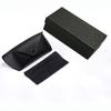 Set Negro de Estuches para Gafas de Sol para Empaque y Almacenamiento, Artículo Popular Transfronterizo, Personalizable con Logo, Caja de Empaque para Gafas Anti-Presión