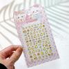 Parche de Uñas 5D en Relieve Dibujos Animados Infantiles Sanrio Kulomi Impermeable Hello Kitty Luminoso Niña Pegatina Arte de Uñas
