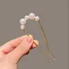 Presilhas de Cabelo Exclusivas Estilo Antigo no Atacado, Presilhas de Cabelo Flor de Magnólia, Acessórios de Cabelo com Franjas, Presilhas de Cabelo em Formato de U de Alta Qualidade
