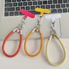 Cordón para Teléfono Móvil Color Dopamina Llavero de Cámara Correa de Muñeca Anti-Pérdida Moda Simple Correa Corta para Teléfono para Bolsos