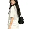 Camiseta básica redonda de algodão puro pesado de Xinjiang, 200g, camiseta branca de manga curta, cor sólida solta, top unissex de manga curta, estilo verão