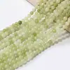 Contas redondas de cristal natural em tiras longas semiacabadas, pedras semipreciosas ágata contas soltas, contas espaçadoras para pulseira de cristal DIY atacado