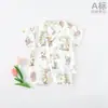 Mameluco para Bebé con Protección para la Barriga, Diseño de Mariposa, Ropa para Bebé de 0-6 Meses, Gasa de Algodón Puro, Manga Corta de Verano para Recién Nacido