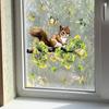 Uma Variedade de Adesivos Eletrostáticos Criativos de Folha de Bordo de Outono, Esquilo, Gatinho e Abóbora para Decorar a Janela da Sala de Estar e do Quarto Eletrostático Autoadesivo