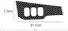 Adecuado para Toyota Corolla 14-18 tira de manija de puerta de fibra de carbono accesorios de modificación interior