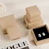 Caja de Joyería Texturizada de Fábrica con un Diseño Lujoso, Estilo Tapa y Base, Caja de Empaque para Joyería, Se Puede Imprimir con Logo, Envío Rápido de 24 Horas