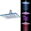 Led quadrado transparente superior pulverizador novo estrangeiro Quadrado acrílico moda elegante 8 polegadas superior pulverizador 8030-B5