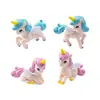 Nuevo Taburete de Unicornio Lindo, Decoración DIY de Micro Paisaje, Unicornio de Dibujos Animados, Adorno de Plástico