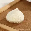 Chapéus de lã mini fofos feitos à mão em crochê, toucas de tricô com tema de frutas, acessórios para roupas de boneca, materiais para artesanato DIY