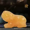 Rato, Boi, Tigre, Coelho, Dragão, Serpente, Cavalo, Ovelha, Macaco, Galo, Cachorro, Porco de Jade Bege Natural, Doze Signos do Zodíaco Artesanato de Jade Feng Shui Ornamentos