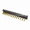 Portapilas tipo pala 14P espaciado 2.5 chapado en oro conector lateral de 90 grados asiento macho LD-B01M-E-14P-R4-SMT
