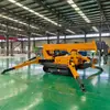 Exportado a Francia: Mini Grúa Tipo Oruga, Grúa Araña Controlada Remotamente, Grúa de Gran Altura para Instalación de Muros Cortina de Vidrio
