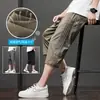2026 Nuevo Estilo Shorts Casuales de Seda de Hielo de Secado Rápido para Hombre, Verano Delgados de Marca de Moda de Corte Holgado Ligeramente Elásticos para Hombre