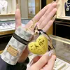 Colgante de Oro Puro 999 Año del Caballo, Llavero de Riqueza Instantánea, Bolsita de Mini Labial Dorada, Estuche para Auriculares, Regalo Pequeño al por Mayor