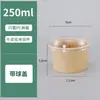 Taza de helado mini desechable, taza de leche de doble pared, taza para pudín, caja de embalaje para postre de gelatina de yogur, tazón de degustación